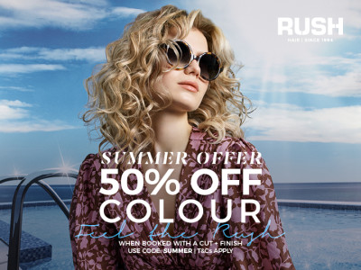 50% off colour with cut & finish