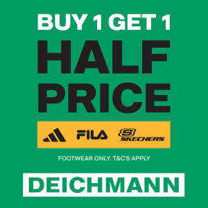 Buy one, get one half price