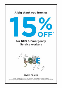15% off for NHS & Emergency Service workers